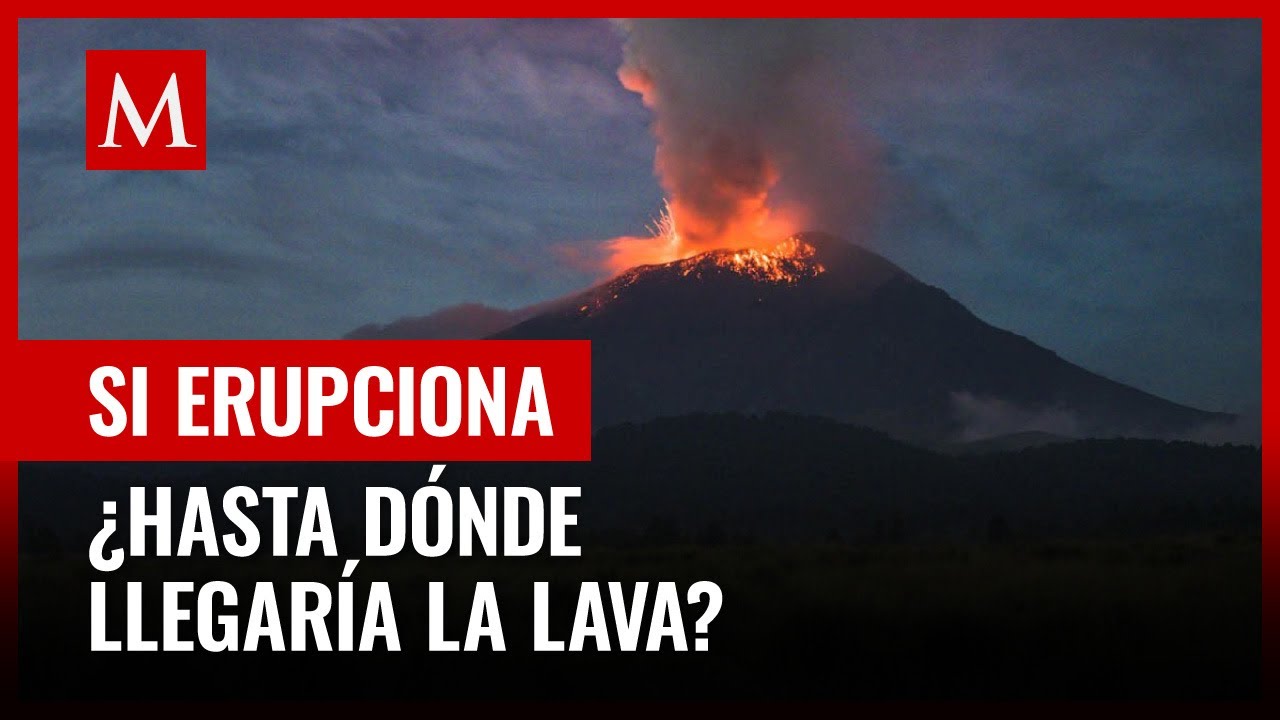 boca por donde un volcán arroja humo ceniza lava