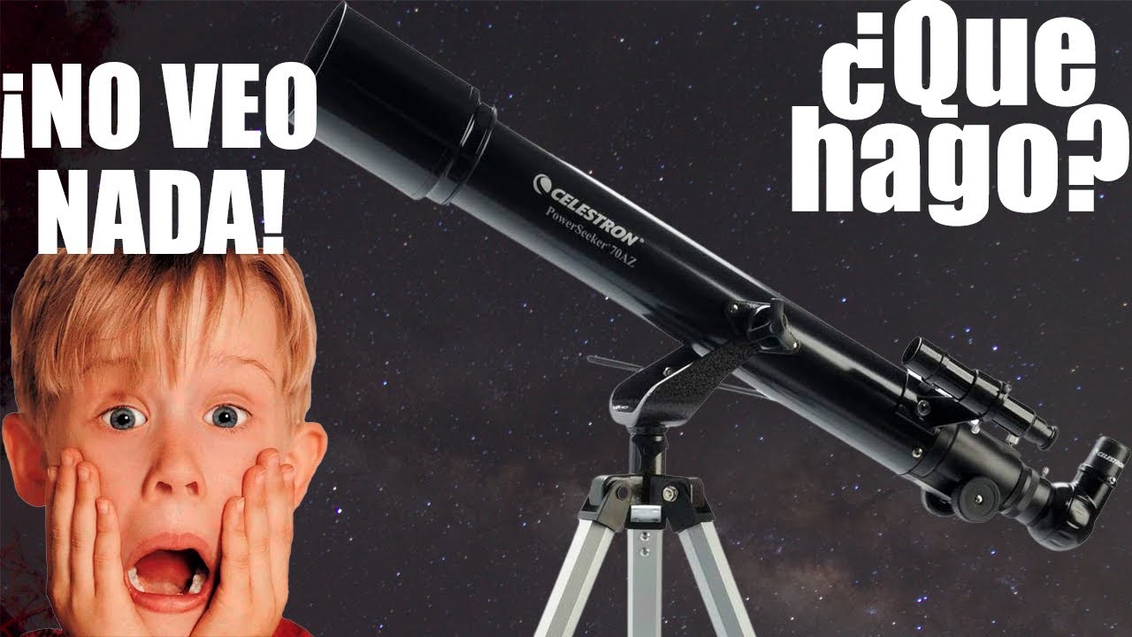 como se usa un telescopio