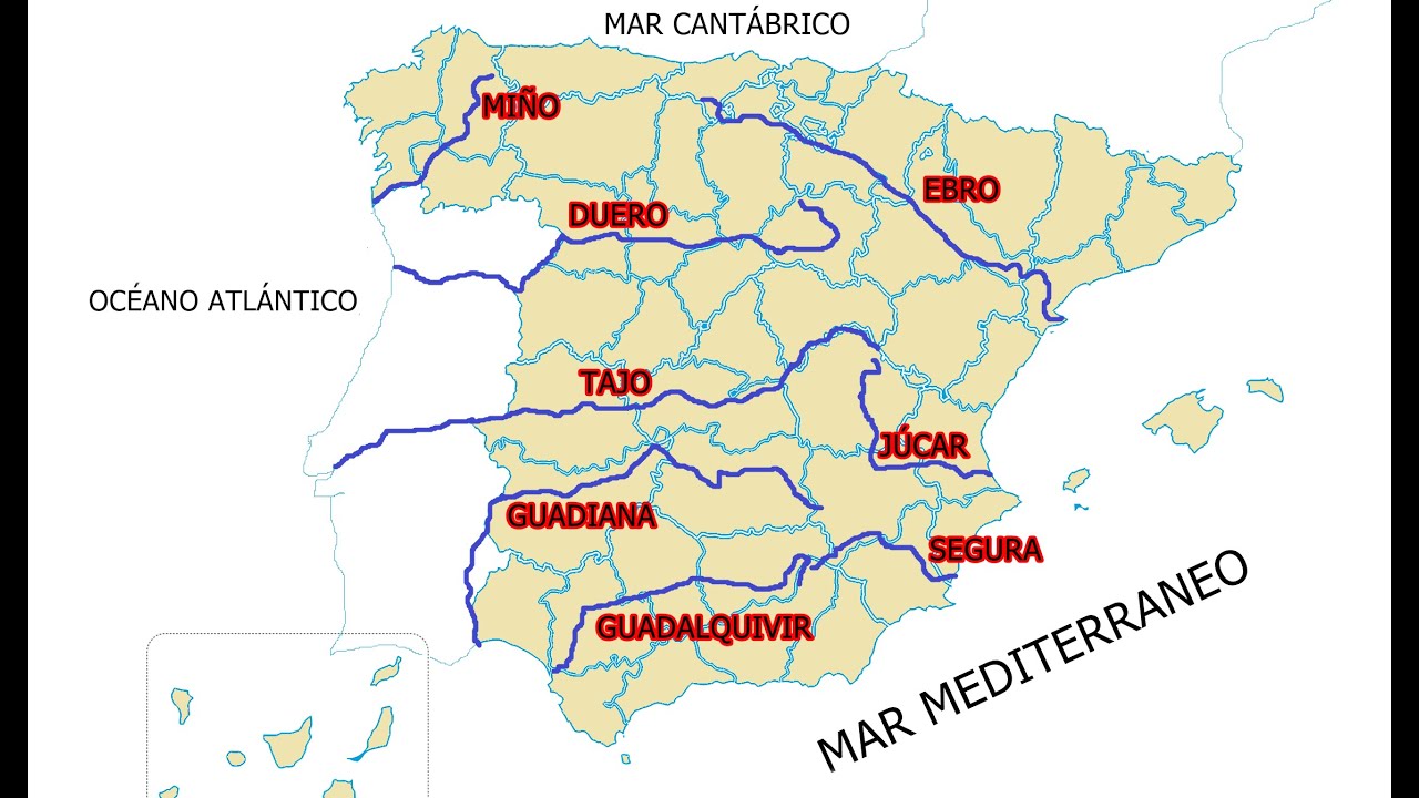 cuáles son los ríos más importantes de españa