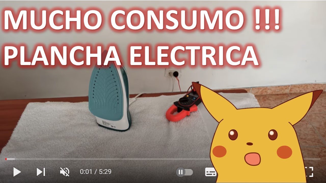 la plancha transforma la energía eléctrica en