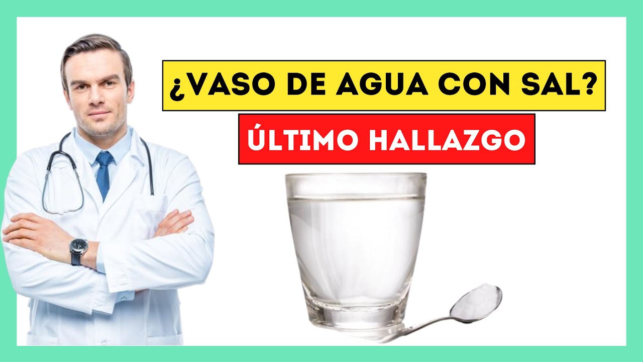porque sube la sal en un vaso con agua