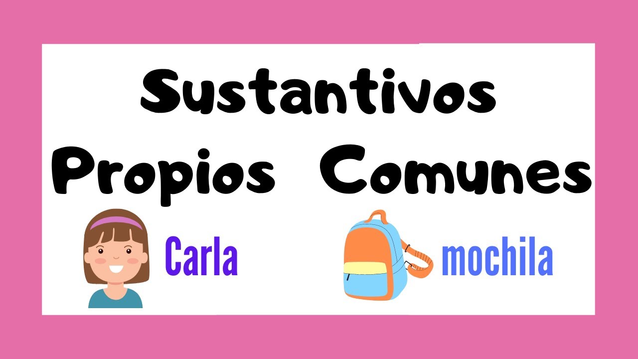 actividades de nombres propios y comunes