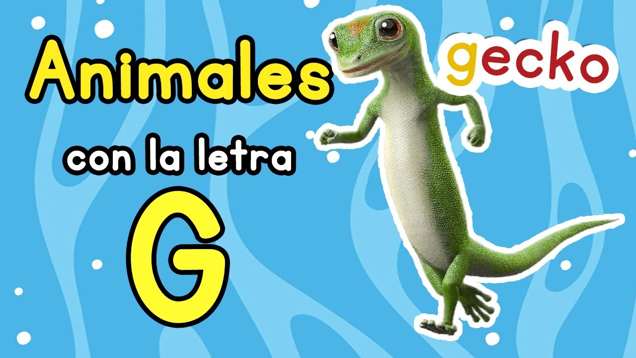 animales que empiezan por g