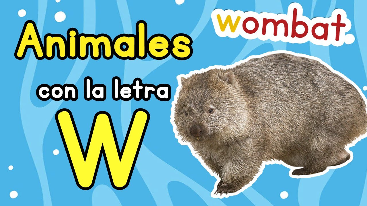 animales que empiezan por w