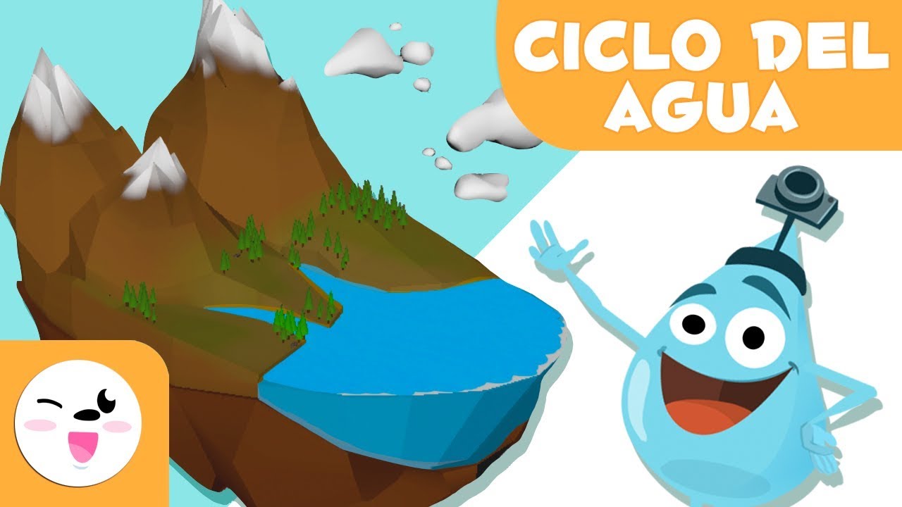 ciclo de la lluvia para niños de preescolar