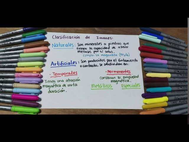 como se clasifican los imanes