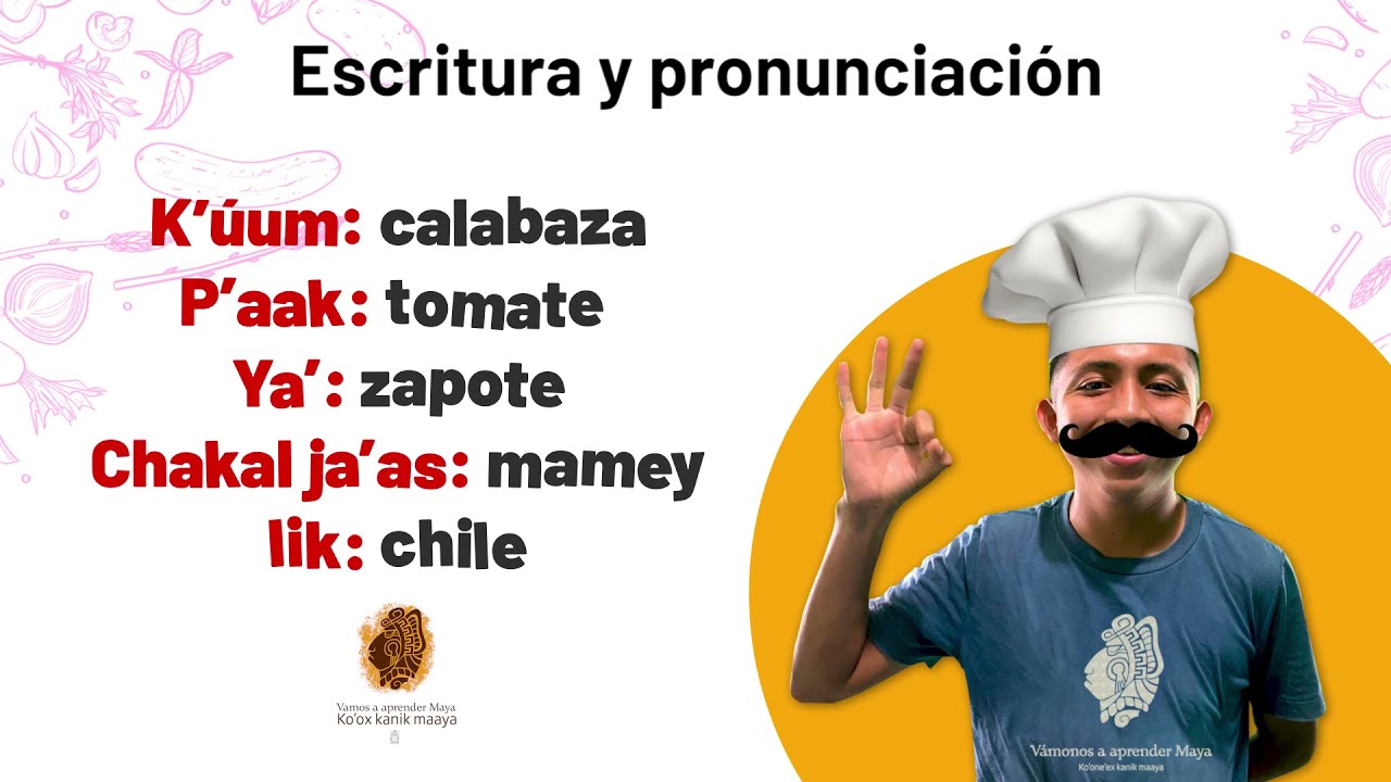 como se dice chile en maya
