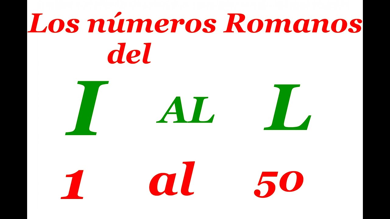 el 50 en número romano