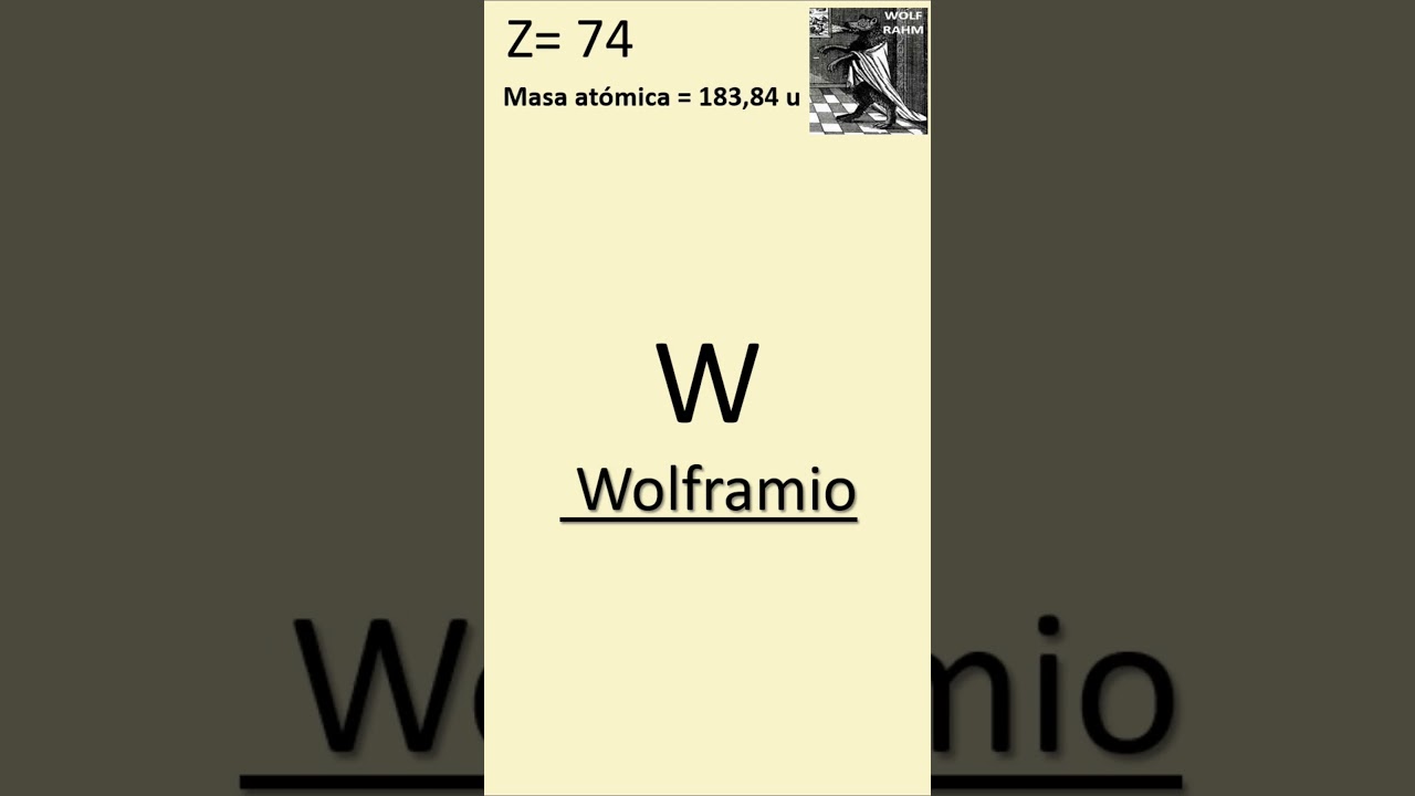 elemento 74 de la tabla periodica