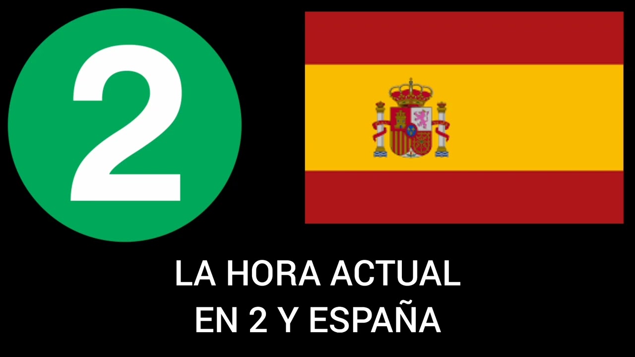k hora es en españa