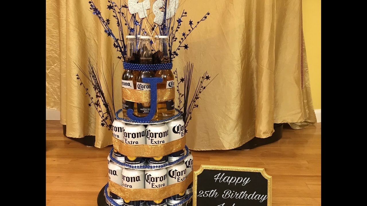pastel de cerveza para hombre