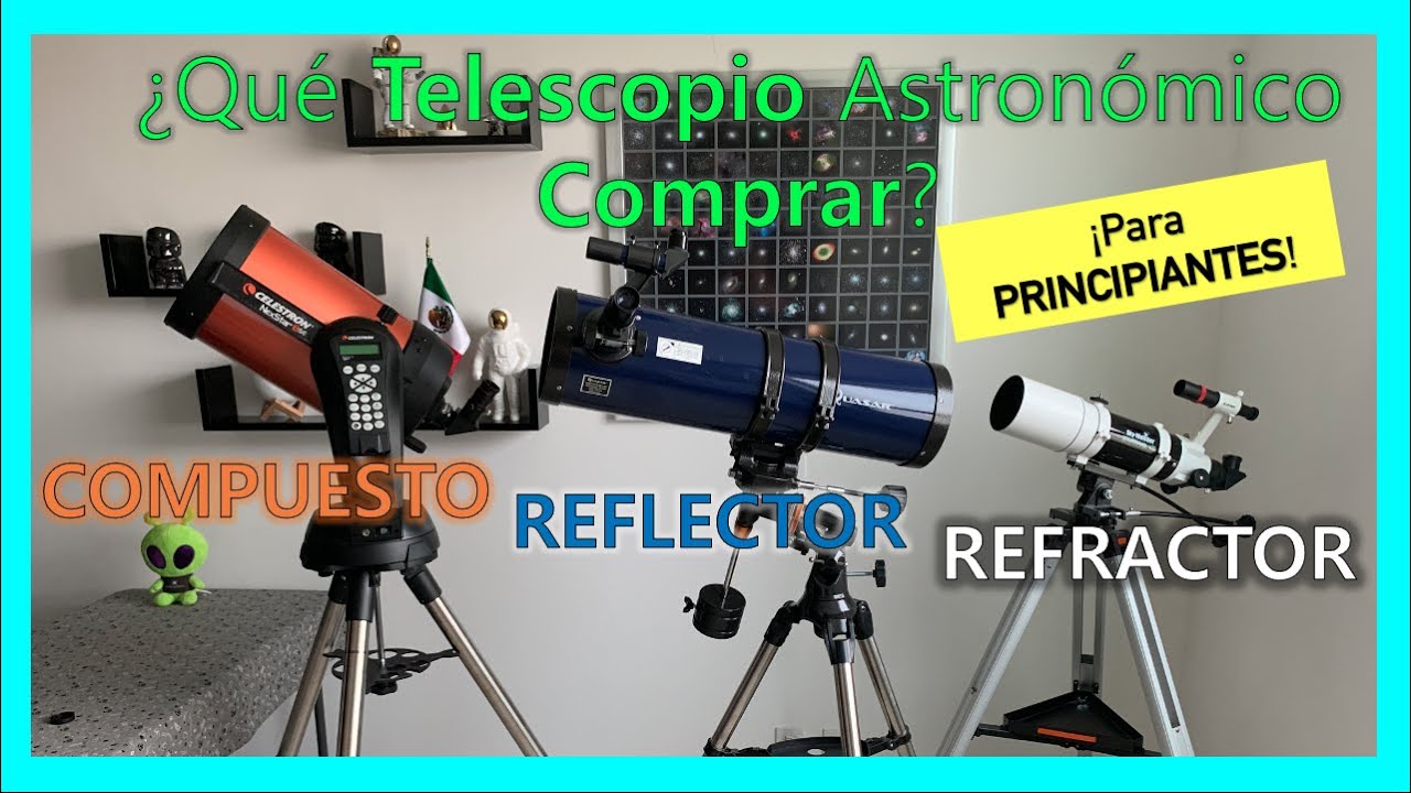 qué tipos de telescopios existen
