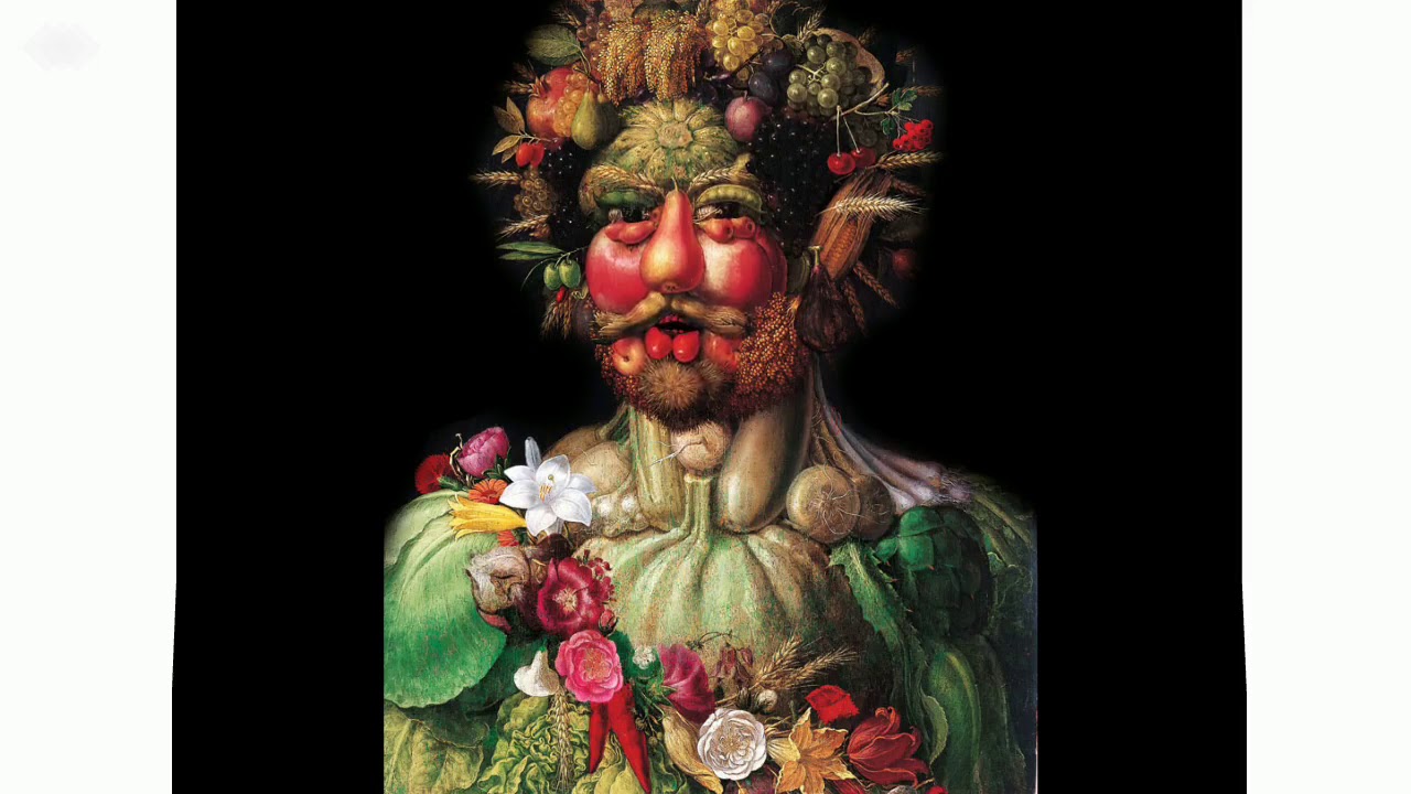 retrato de rodolfo ii en traje de vertumno