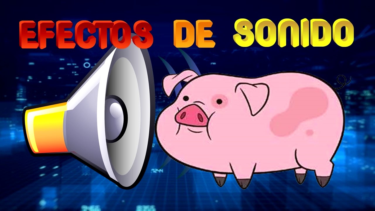 sonido del cerdo como se llama