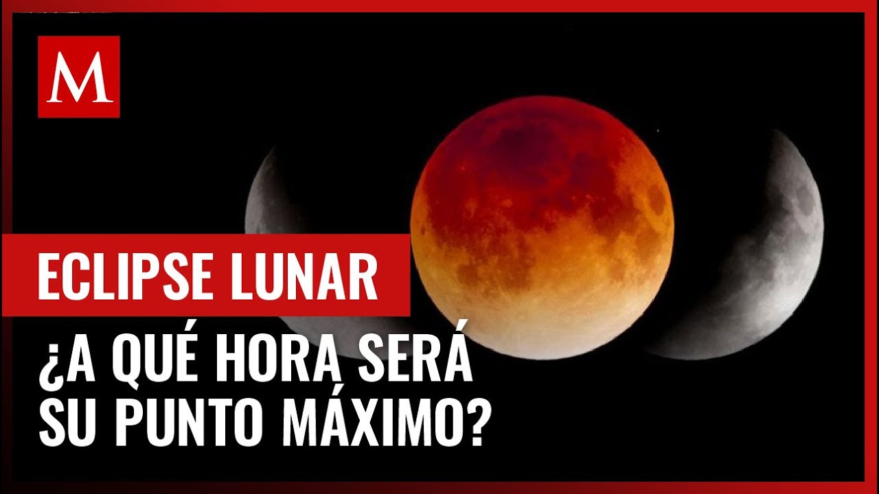 a qué hora empieza el eclipse