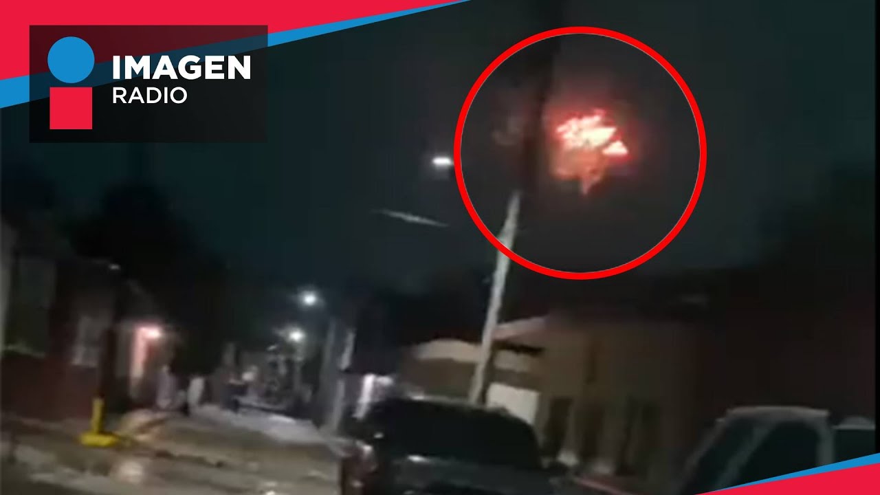 bolas de fuego en el cielo