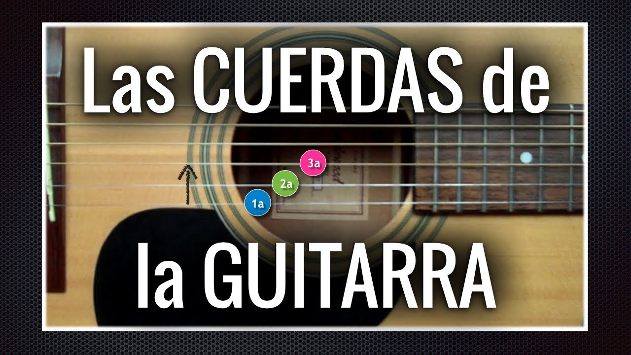 cuerdas de la guitarra notas