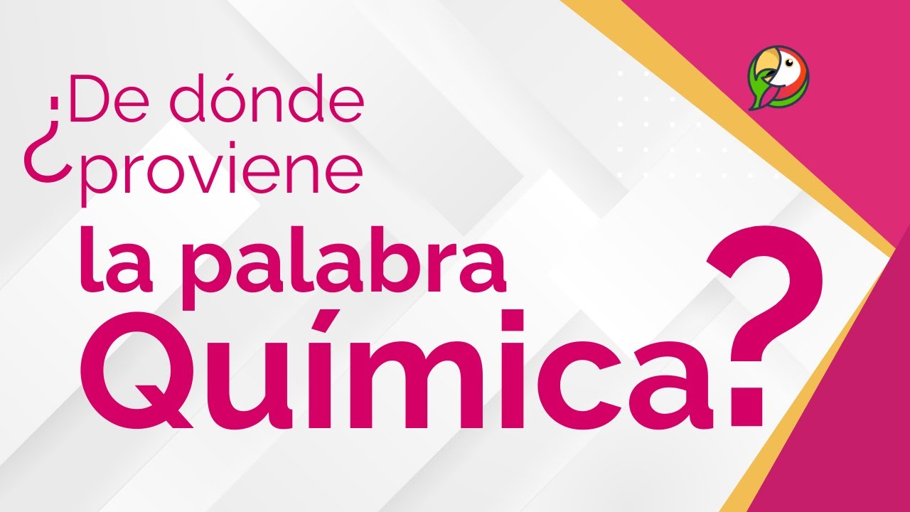 de donde proviene la palabra quimica