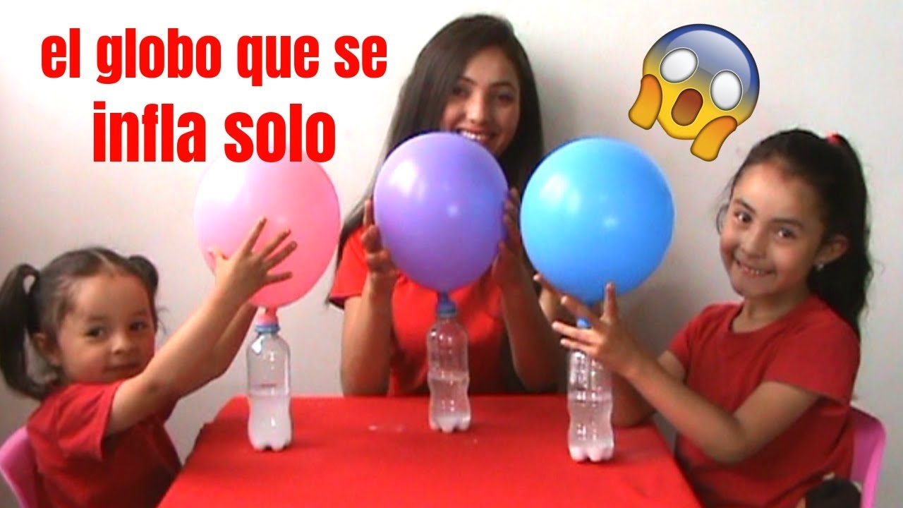 experimentos para niños con globos