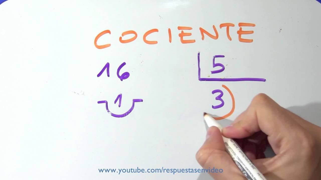 que es cociente en matematicas