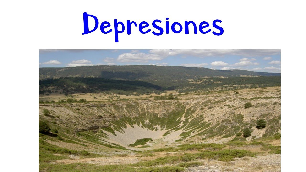que son las depresiones en geografia