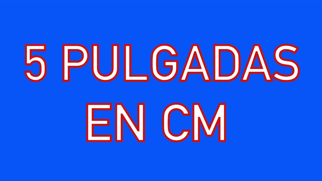 5 6 pulgadas en cm