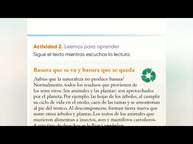 basura que se va y basura que se queda