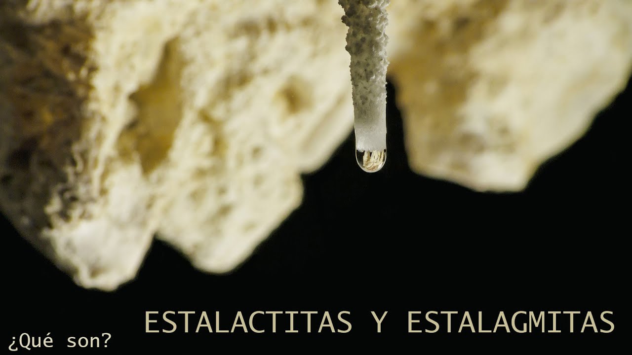 como se forman las estalactitas y estalagmitas