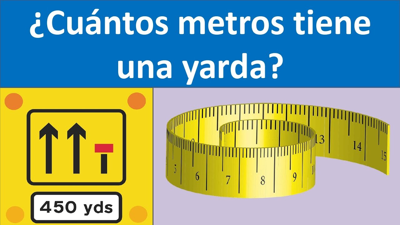 cuantas yardas tiene un metro
