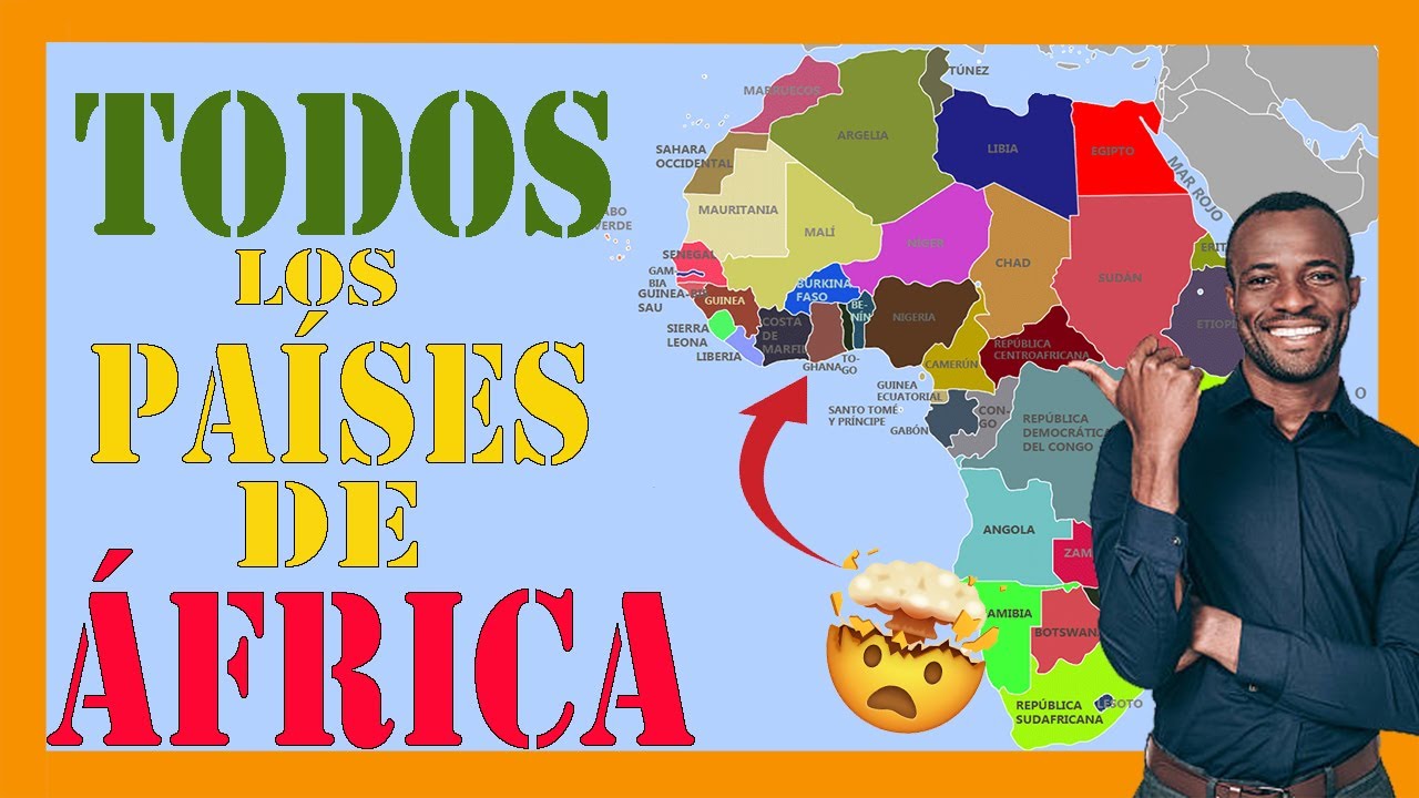 division politica de africa con nombres