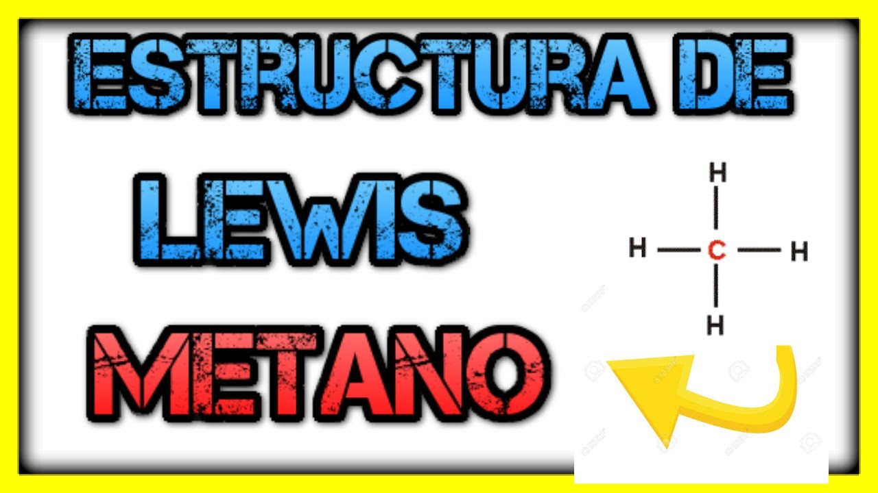 estructura de lewis del metano