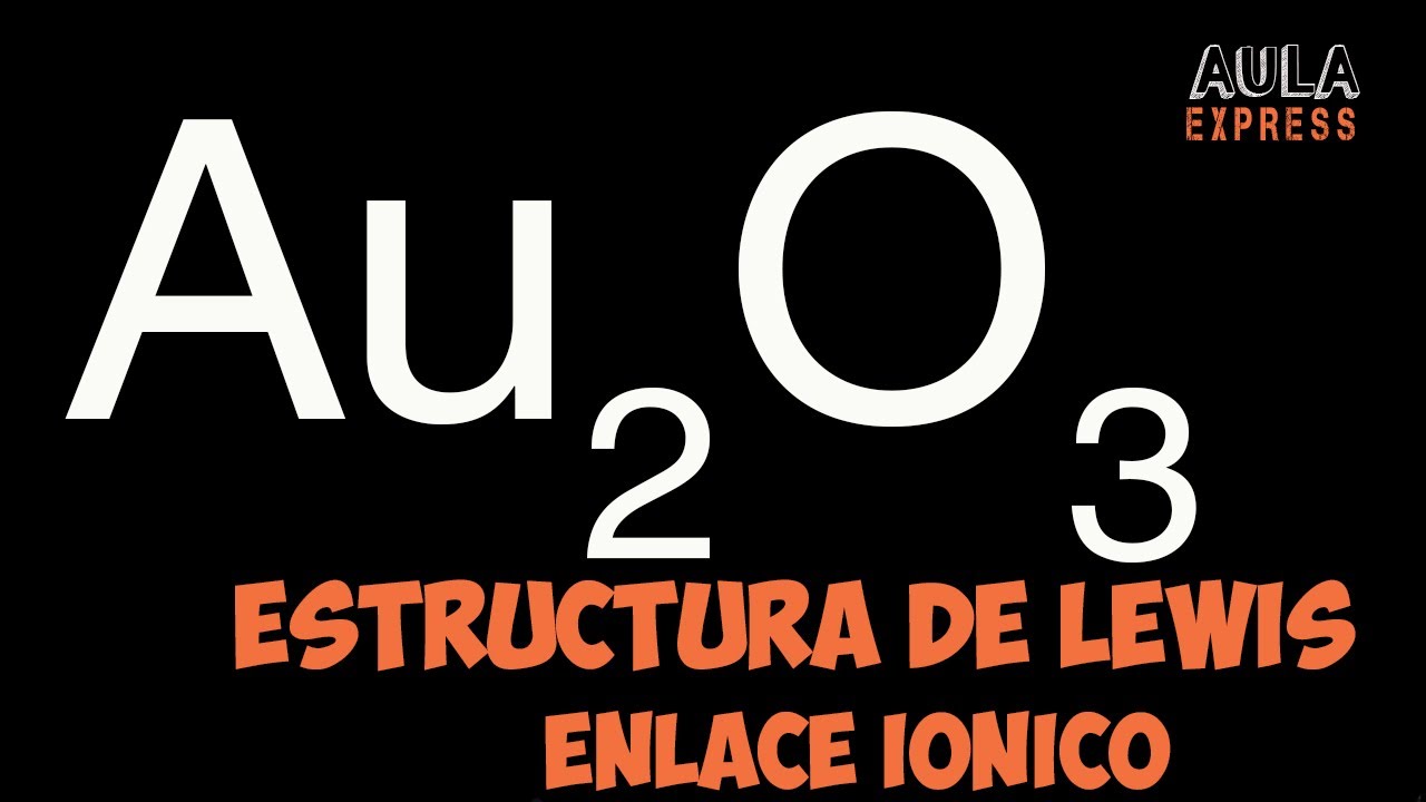 estructura de lewis del oro
