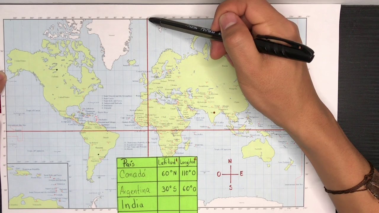latitud y longitud de canada