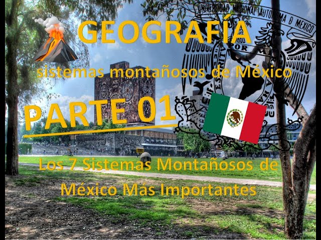 orografia de mexico con nombres