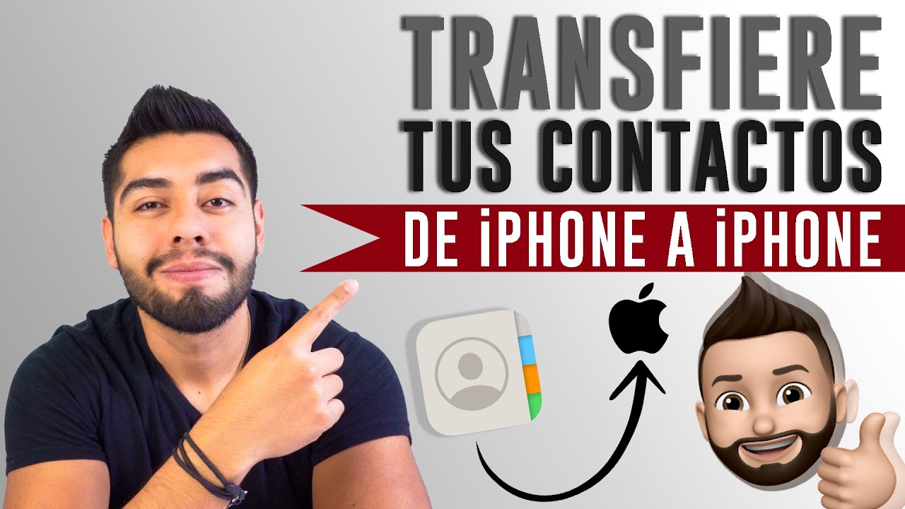 pasar contactos de iphone a iphone