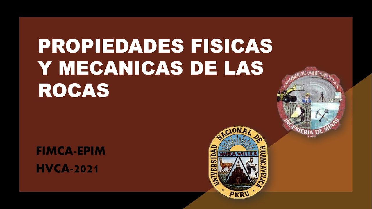 propiedades fisicas de las rocas