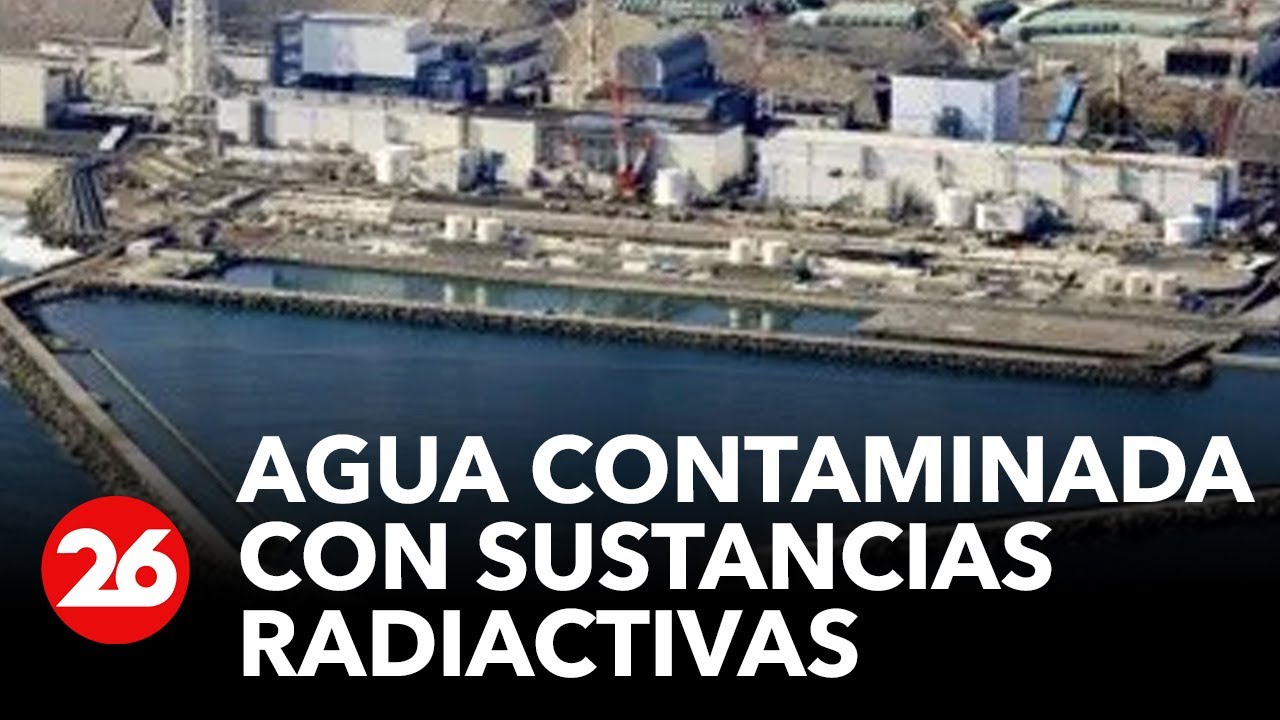 sustancias radiactivas en el agua