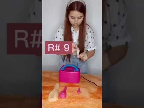 tamaño de globos por numero