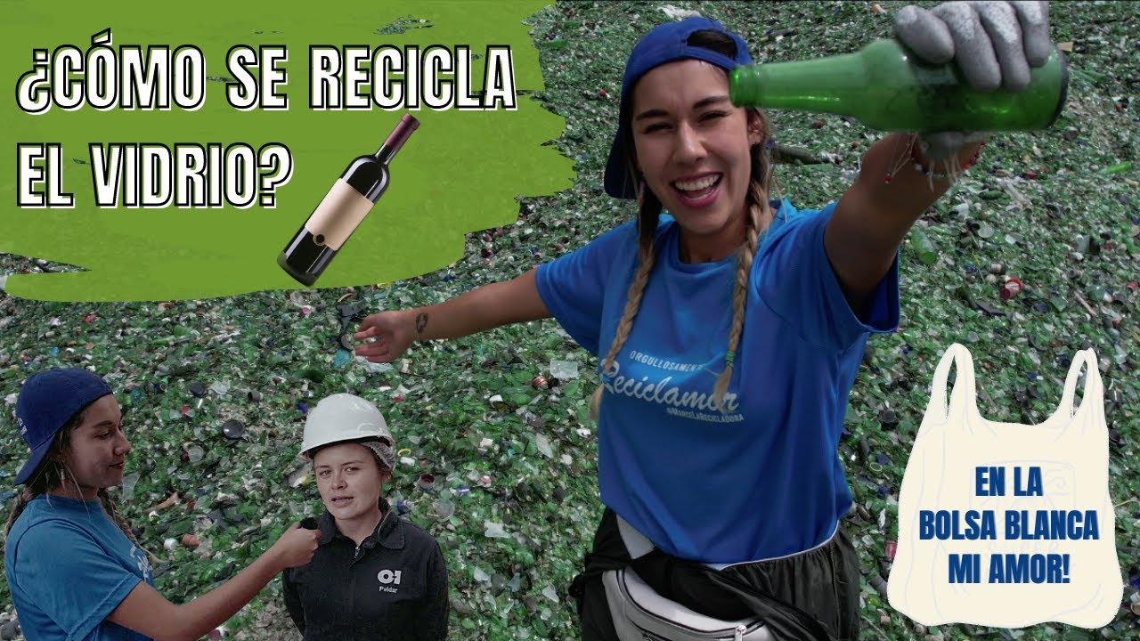 como se producen reusan y reciclan los objetos de vidrio