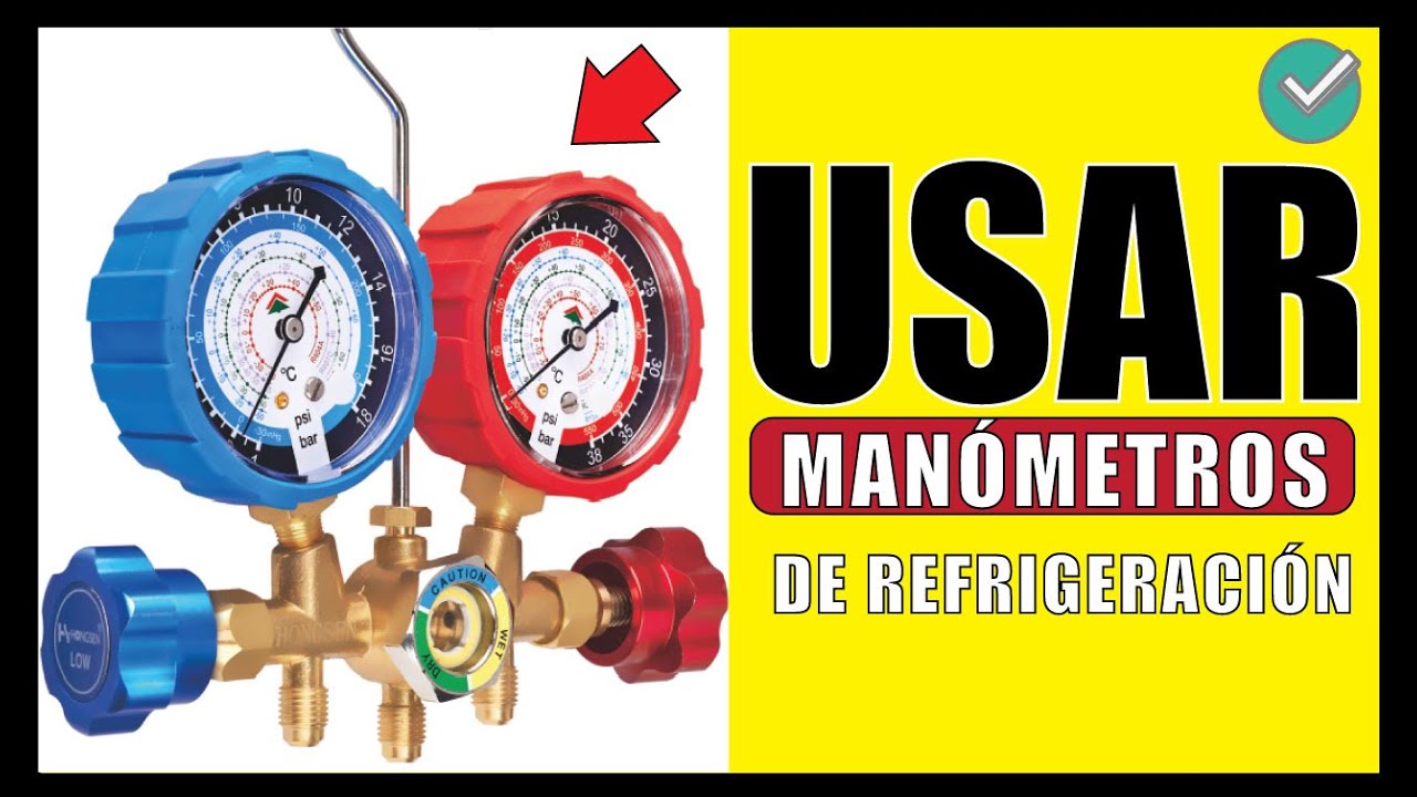 como se usa el manometro