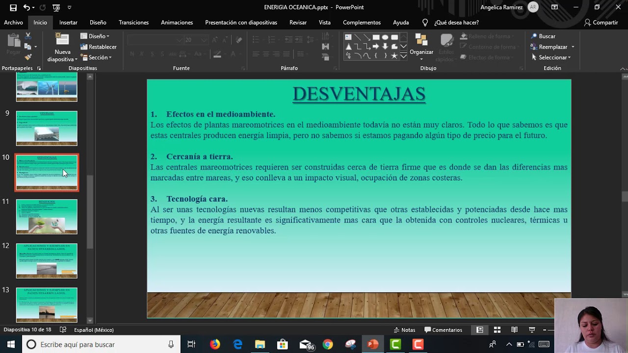 desventajas de la energía oceanica