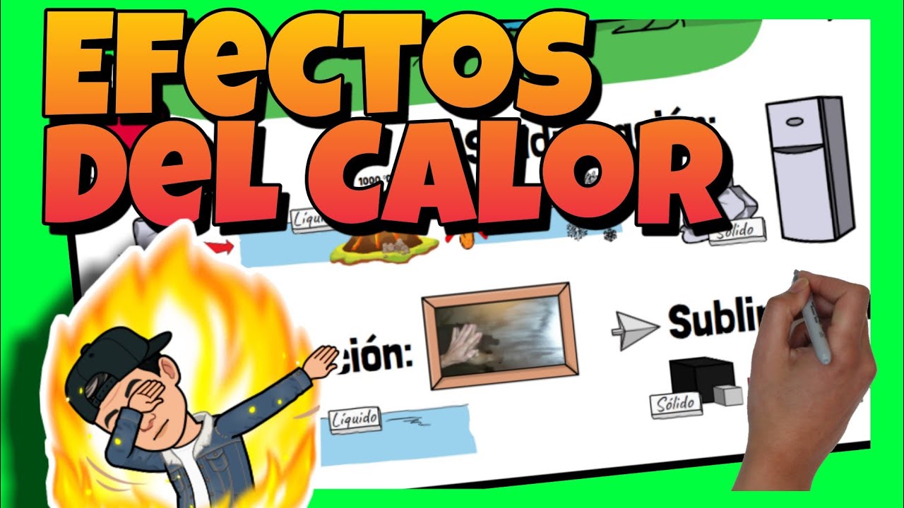 efectos del calor en los materiales para niños