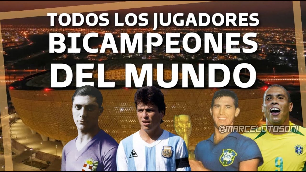 jugadores con 2 mundiales ganados
