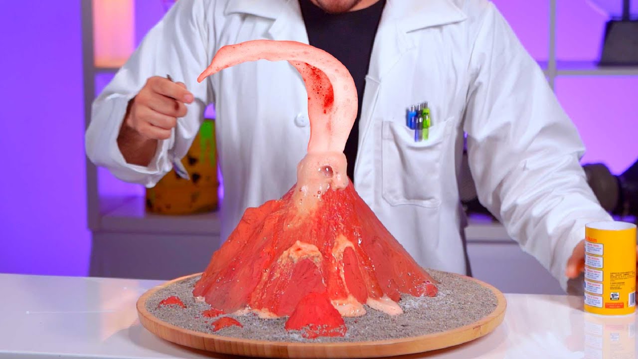proyecto de volcanes para niños