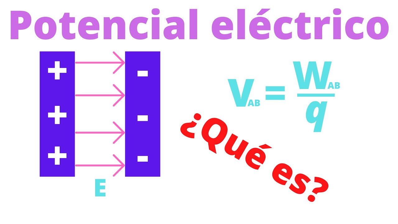 que es potencial electrico y su formula