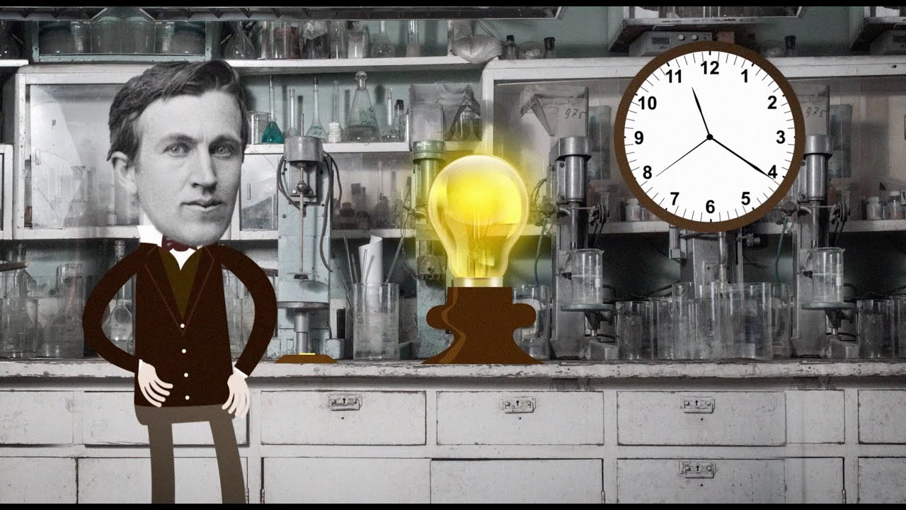 quién inventó el foco de luz