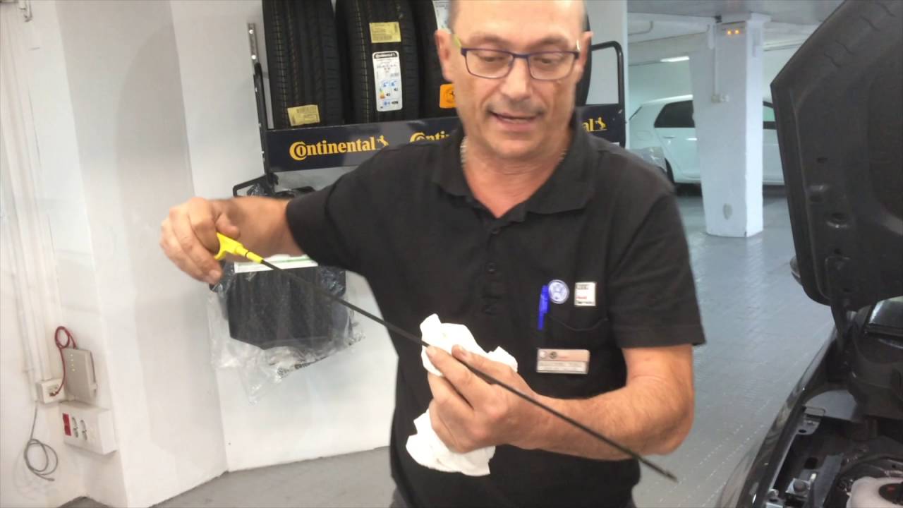 varilla de aceite del motor