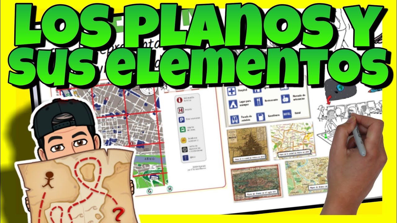 características de un plano geográfico