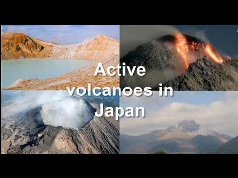 cuantos volcanes hay en japon