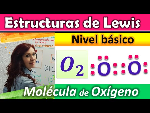 diagrama de lewis del oxígeno
